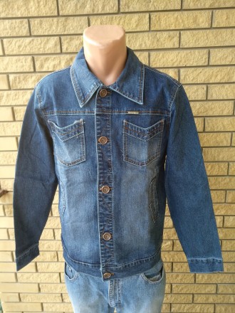 Куртка мужская джинсовая стрейчевая больших размеров VIGOOCC. Незаменима для осе. . фото 2