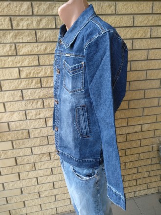 Куртка мужская джинсовая стрейчевая больших размеров VIGOOCC. Незаменима для осе. . фото 3