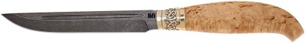Нож R.A.Knives Финка дамаск
Ножи данного модельного ряда отличаются узким и чрез. . фото 3