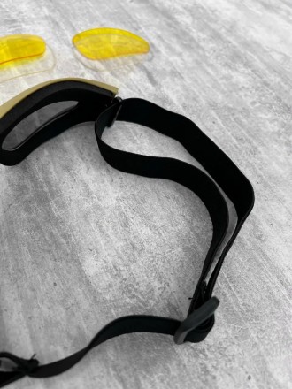 Тактичні захисні окуляри маска + 3 лінзи
Тактичні захисні окуляри маска можна ви. . фото 3