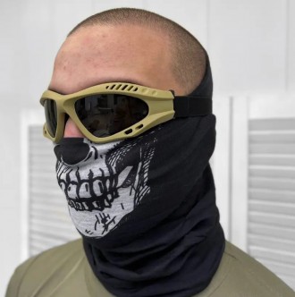 Тактические защитные очки маска 
Тактические защитные очки маска можно использов. . фото 2