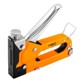 Степлер NEO Tools 4-14 мм; скобы J; сталь 16-032 предназначен для работы с мебел. . фото 2