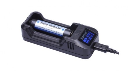 Зарядний пристрій Keeppower L1 LCD USB (1А) для акумуляторів
Особливості:
Зарядн. . фото 4