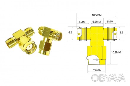 
 
Характеристики:
Тип: Переходник антенный
Входные разъёмы: RP-SMA F; RP-SMA M
. . фото 1