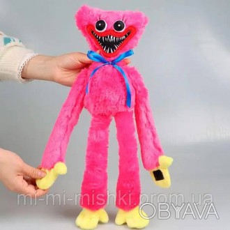 Игрушка-монстрик Киси Миси 40 см, розовый / Мягкая плюшевая игрушка - подружка Х