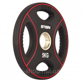 Диск полиуретановый черный Stein 5 кг
 Профессиональный диск от Stein полиуретан. . фото 3