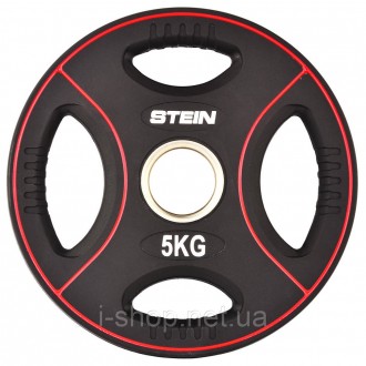 Диск полиуретановый черный Stein 5 кг
 Профессиональный диск от Stein полиуретан. . фото 2