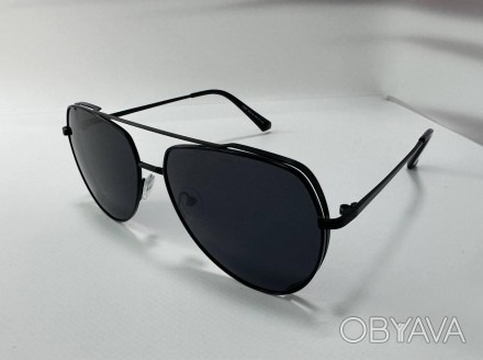 Солнцезащитные унисекс очки авиаторы с поляризацией
защита от ультрафиолета uv40. . фото 1