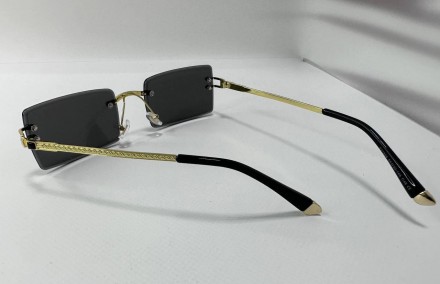 Солнцезащитные унисекс прямоугольные безоправные очки
защита от ультрафиолета uv. . фото 4