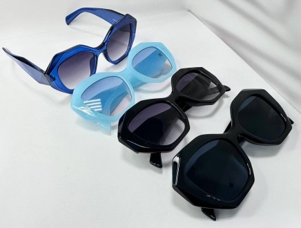 Солнцезащитные женские очки многоугольные массивные
защита от ультрафиолета uv40. . фото 5
