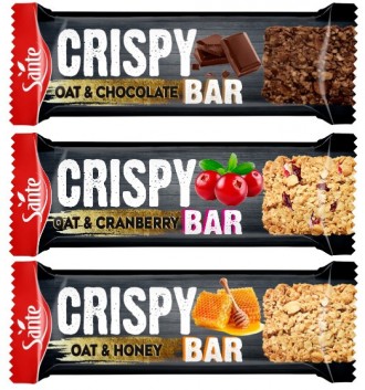 Батончик Sante Crispy Bar 40 g (овсянка и шоколад). Київ. фото 1 Батончик Sante Crispy Bar 40 g (овсянка и шоколад). Київ. фото 1