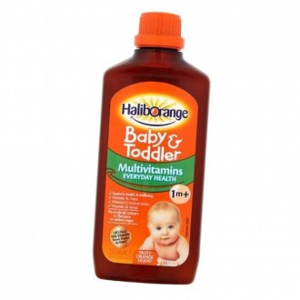 Babys Toddler Multivitamins Liquid от Haliborange – мультивитаминная жидкость дл. . фото 2