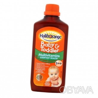 Babys Toddler Multivitamins Liquid от Haliborange – мультивитаминная жидкость дл. . фото 1