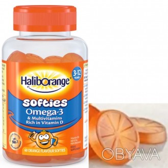 Softies Omega-3 & Multivitamins от Haliborange — это вкусный способ для вашего р. . фото 1