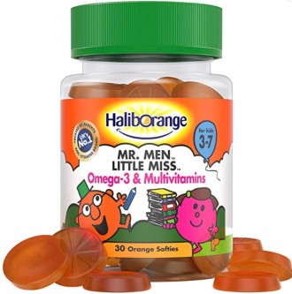 Mr.Men Little Miss Omega-3 & Multivitamins от компании Haliborange – добавка с о. . фото 4