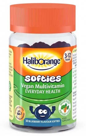  Haliborange Softie Vegan Multivitamin 30 softies со вкусом черники - пищевая до. . фото 3