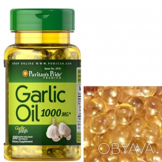 Puritan's Pride Garlic Oil 1000 mg - масло чеснока, которое содержит в несколько. . фото 1