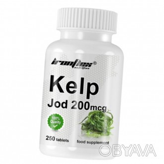 Kelp 200 mcg от IronFlex – добавка на основе водорослей, которая поддержит здоро. . фото 1