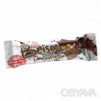 Протеиновый батончик Brisee Protein Bar 25% Sugar Free Chocolate от Power Pro, с. . фото 1
