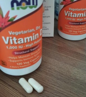Vegetarian, Dry Vitamin D 1000 IU от NOW – витамин D2, или эргокальциферол, пред. . фото 5