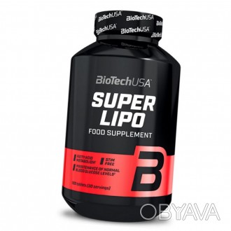 BioTech Super Lipo – это жиросжигатель на основе 13 активных ингредиентов, включ. . фото 1