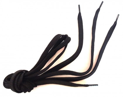Качественные шнурки для обуви длиной 1 м, ширина шнурка 10 мм. 
Изготовлены из п. . фото 3