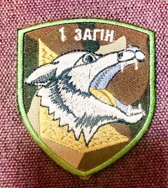 Шеврон 3 отдельный полк специального назначения 1 загон (на липучке). Липовая Долина. фото 1