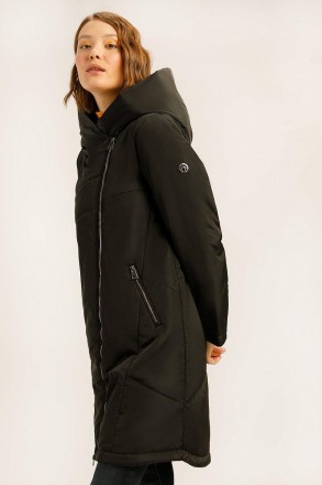Длинное куртка женская демисезонная от финского бренда Finn Flare. Оптимально по. . фото 3