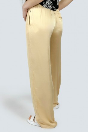 Женские брюки на лето. Модель завышенной посадки, крой брючин - прямой, удобный . . фото 5