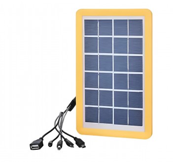 Зарядное устройство EP-0902 с солнечной панелью 5в1 6V 3W подходит для зарядки л. . фото 2