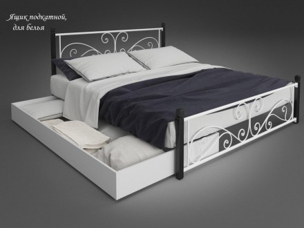 
Виола (кровать металлическая) от ТМ Тенеро
Кровать представлена в вариации одно. . фото 5