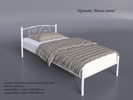 
Виола (кровать металлическая) от ТМ Тенеро
Кровать представлена в вариации одно. . фото 3