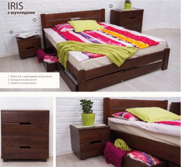 Кровать Айрис с ящиками — это ультрасовременная модель, предназначенная специаль. . фото 2