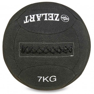 Мяч для кроссфита набивной в кевларовой оболочке 7 кг Zelart WALL BALL FI-7224-7. . фото 2