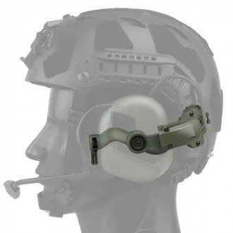 Крепление адаптер для активных шумозащитных наушников на шлем.
Новый усовершенст. . фото 4