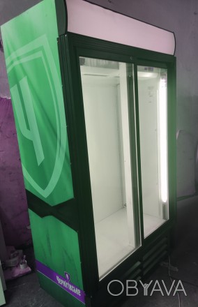 Холодильна вітринна шафа вертикальна б/в, перевірена, гарантія
Все в комплекті,. . фото 1