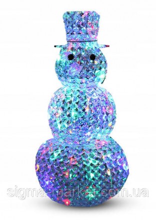 Oпіс:
Crystal Snowman 120LED 90CM Кристали Сніговик EUROHIT CHRISTMAS ©.
Подбайт. . фото 2