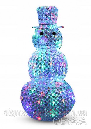 Oпіс:
Crystal Snowman 120LED 90CM Кристали Сніговик EUROHIT CHRISTMAS ©.
Подбайт. . фото 1