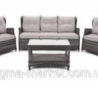 опис
Набір садових меблів
Siena
колір: сірий/світло-сірий
Склад набору: диван, 2. . фото 2