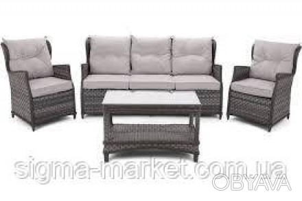 опис
Набір садових меблів
Siena
колір: сірий/світло-сірий
Склад набору: диван, 2. . фото 1