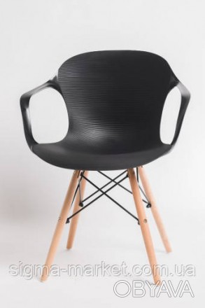Стілець EM57 на дерев'яних ніжках Сучасний стілець для вашого дому. Прекрасно до. . фото 1