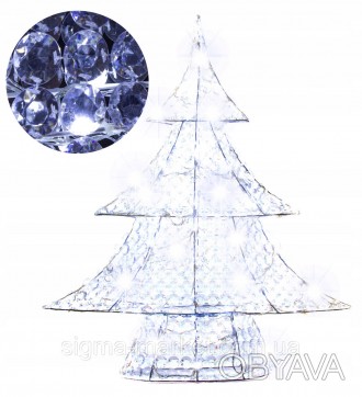 опис
90 LED РОЖДЕСВІТНИЙ РОЗДОБІСТВЕНСЬКИЙ © Crystal Christmas Tree Ornament.
По. . фото 1