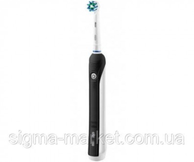 Видаляє до 100% більше зубного нальоту Зубна щітка електрична Oral-B Pro 750 заб. . фото 2