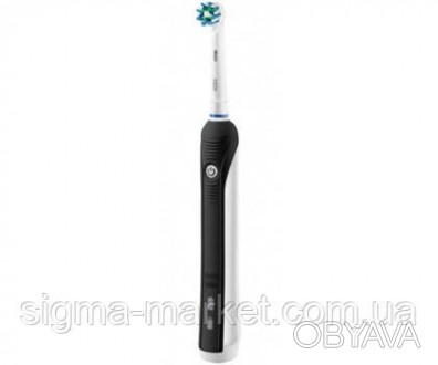Видаляє до 100% більше зубного нальоту Зубна щітка електрична Oral-B Pro 750 заб. . фото 1