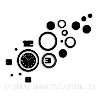 Технічні характеристики годинника: Висота: 58 см Ширина: 72 см Механізм: Плавний. . фото 2