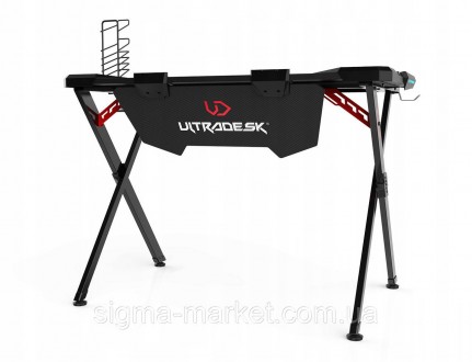 Комп'ютерний стіл високої якості відомого бренда ULTRADESK. Широка робоча поверх. . фото 3