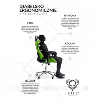Геймерське крісло DIABLO X-EYEКрісла Diablo X-Eye стануть для Вас частиною гри т. . фото 4