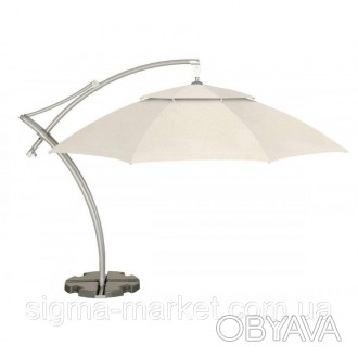 Садова парасолька Ібіца 420 см натуральна Елегантна парасолька Ibiza вирізняєтьс. . фото 1