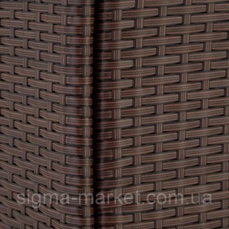 Садові меблі технораттанлото чорно-коричневий Представлений набір меблів із техн. . фото 4