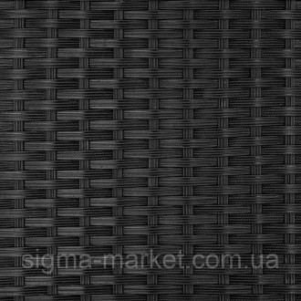 Комплект поліртанових садових меблів Спарта 3 + 1 чорний Матеріал, що використов. . фото 4